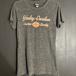 Harley-Davidson Women's Grey T-shirt - Size XL